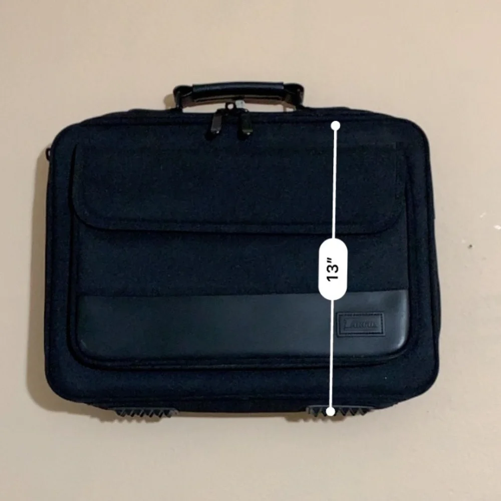 Targus • Black Classic Briefcase Messenger Carry Case Laptop Bag